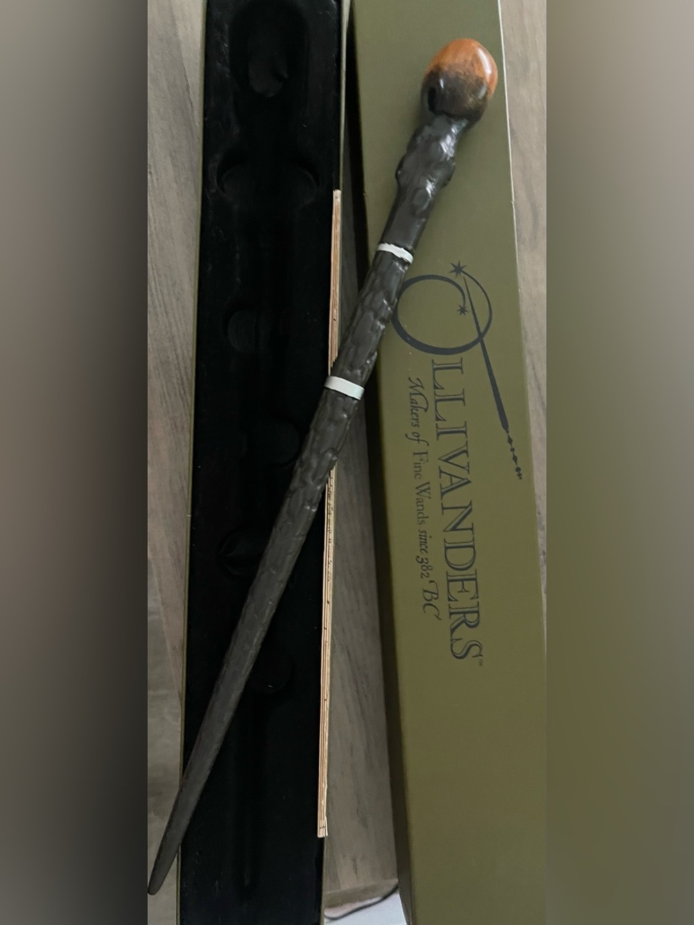 Harry Potter Ollivanders Interactive Wand Universal Studios Wizarding Wld w/ Map